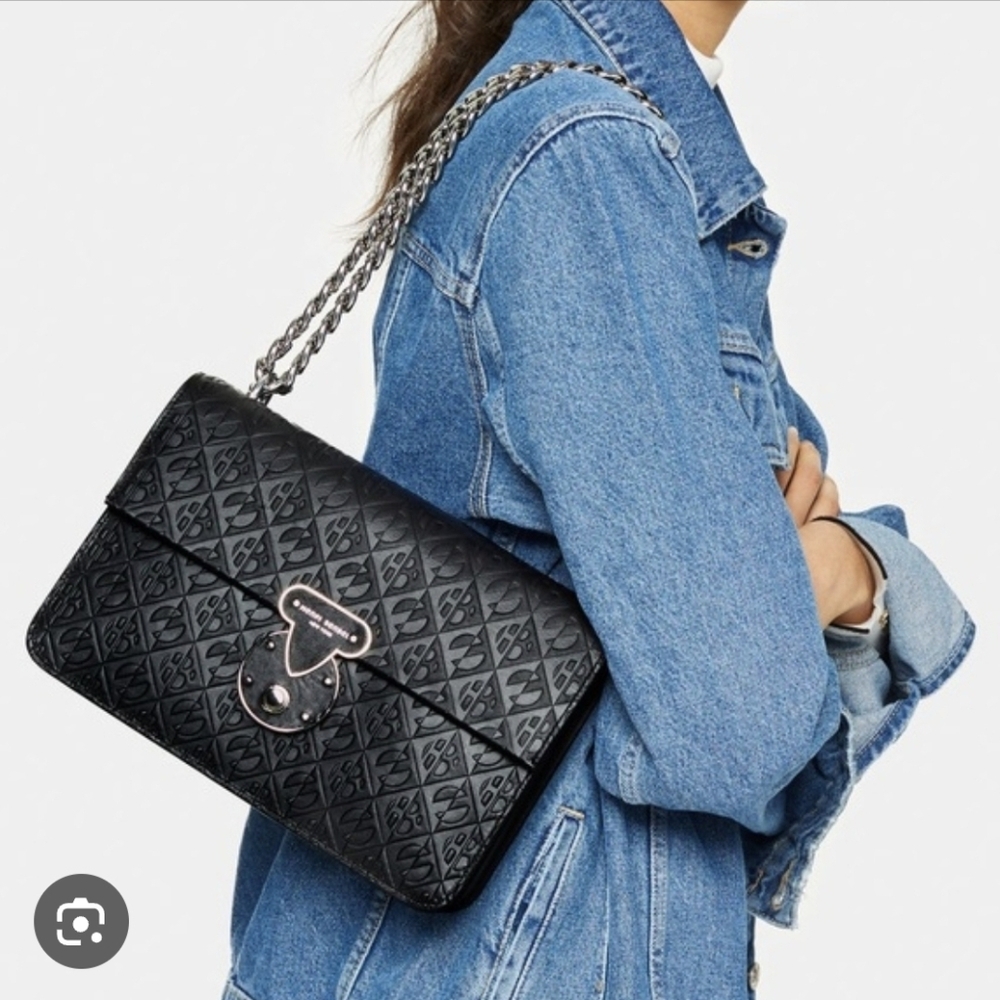 NEW HENRI BENDEL WARREN STREET CHAIN Shoulder Bag -  Monogram